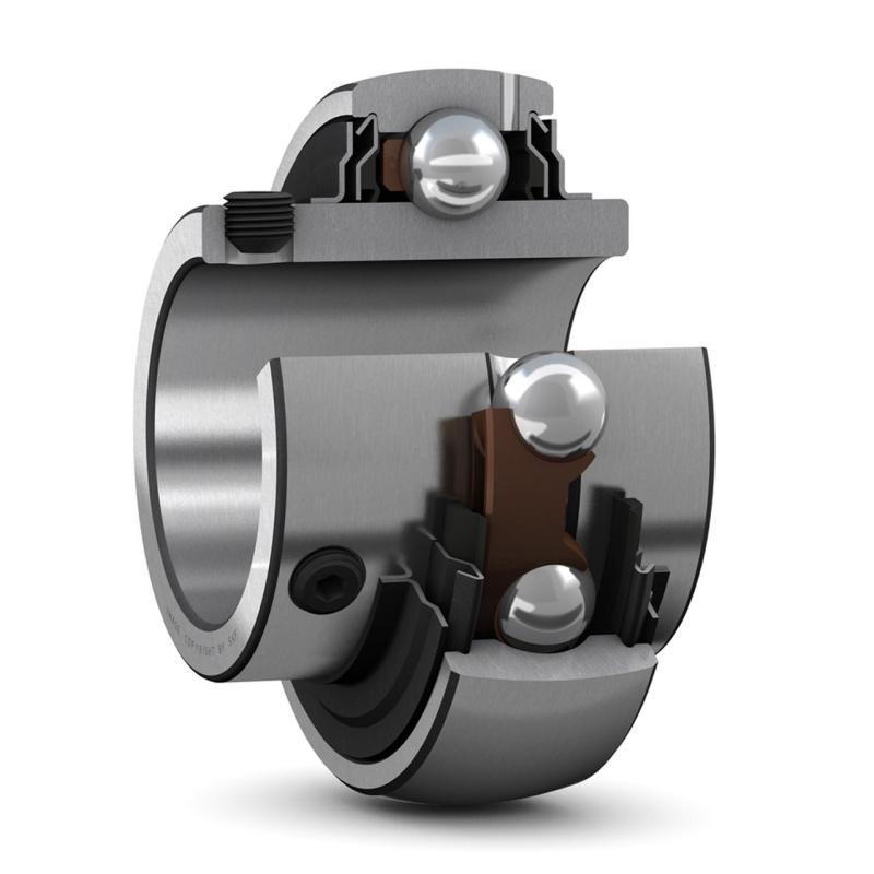 Підшипник YAR 211-2F/AG, SKF (Швеція), 55x100x55,6 мм, кульковий радіальний