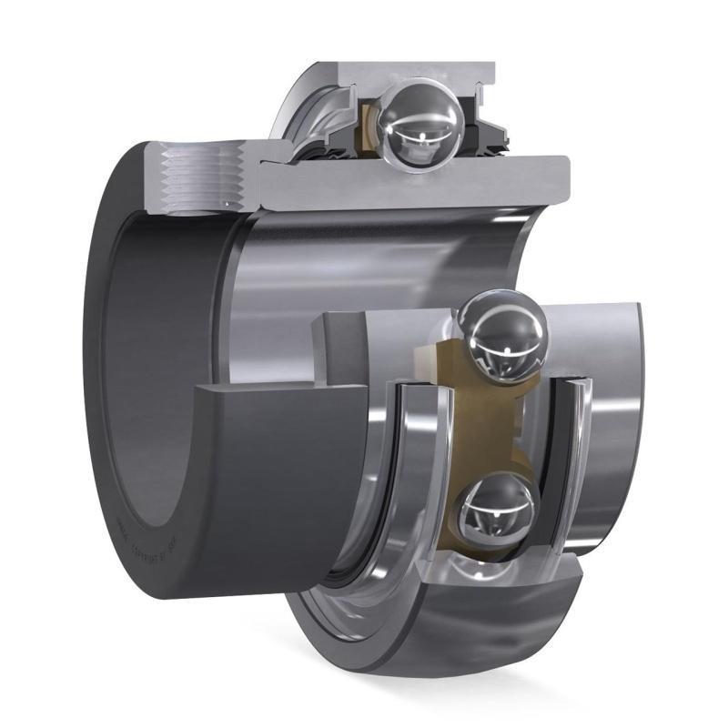 Подшипник YEL 206-2DW/AG (YELAG 206), SKF (Швеция), 30x62x48,4 мм, шариковый радиальный